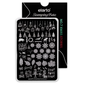 ELARTO - Blaszka do stempli elarto Stamping Plate No. 7 Xmas Stories