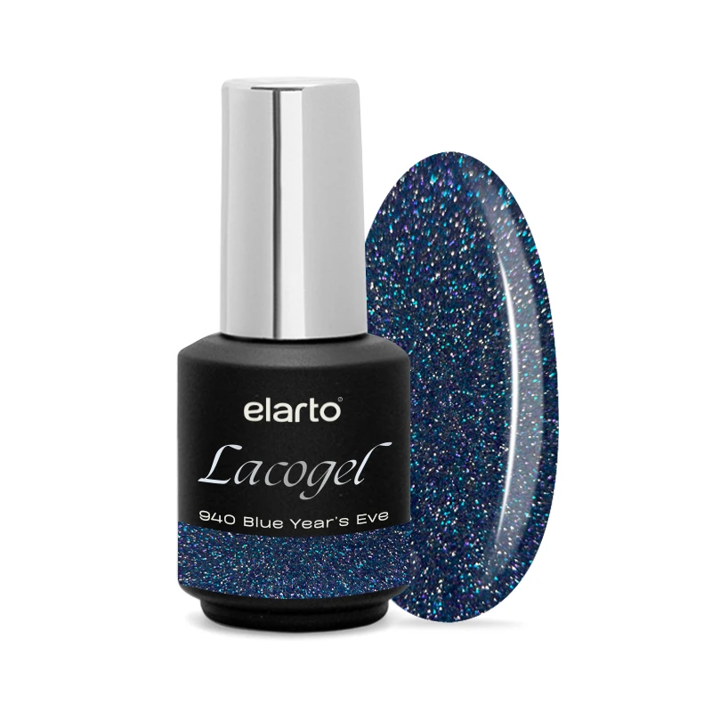 ELARTO - Lakier hybrydowy 940 - Blue Year’s Eve 7 ml
