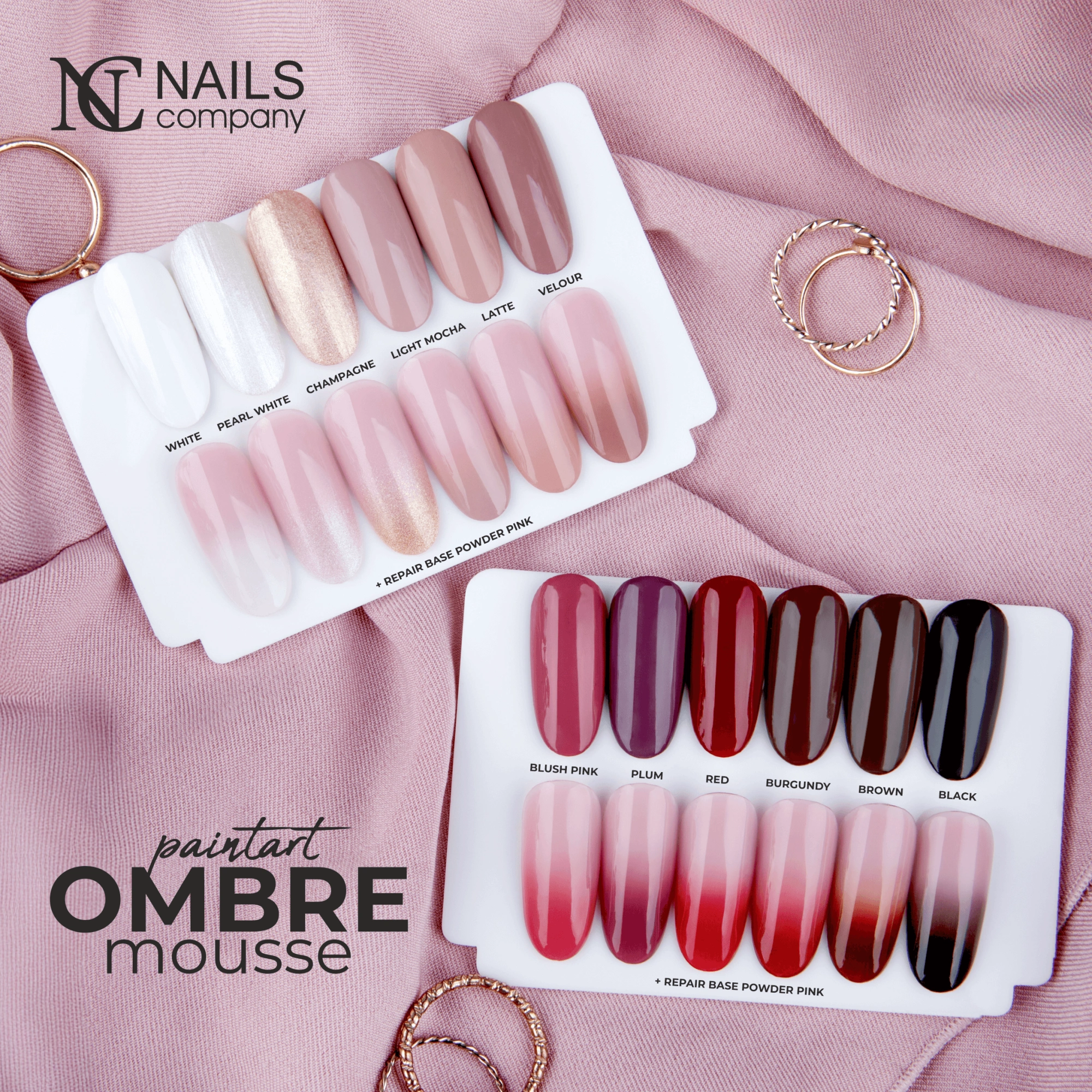 NAILS COMPANY - Paintart Ombre Mousse - Black - Image 3