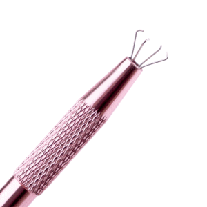PB NAILS - Różowy holder/uchwyt do gąbeczek ombre