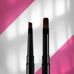 STALEKS - Pędzelek dwustronny EXPERT do żelu 11 mm / do żelu 7 mm