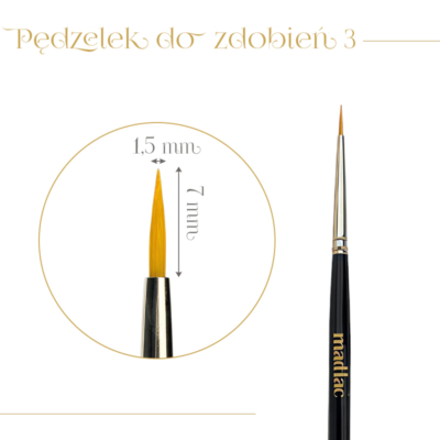 MADLAC - Pędzelek do zdobień Nr 3 - Image 2