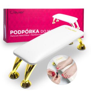 CLAVIER - Podpórka do manicure, podstawka pod dłonie Clavier, biała