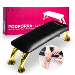 CLAVIER - Podpórka do manicure, podstawka pod dłonie Clavier, czarna