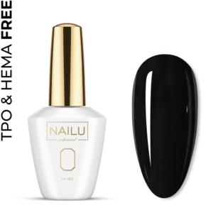 NAILU - LAKIER HYBRYDOWY - #604 King - 8ml Czarny