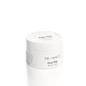 PB NAILS - Żel budujący Easy Way Milky Soft Glossy 50g